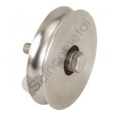 RODA NORMAL COM 1ROLAMENTO INOX GOLA O